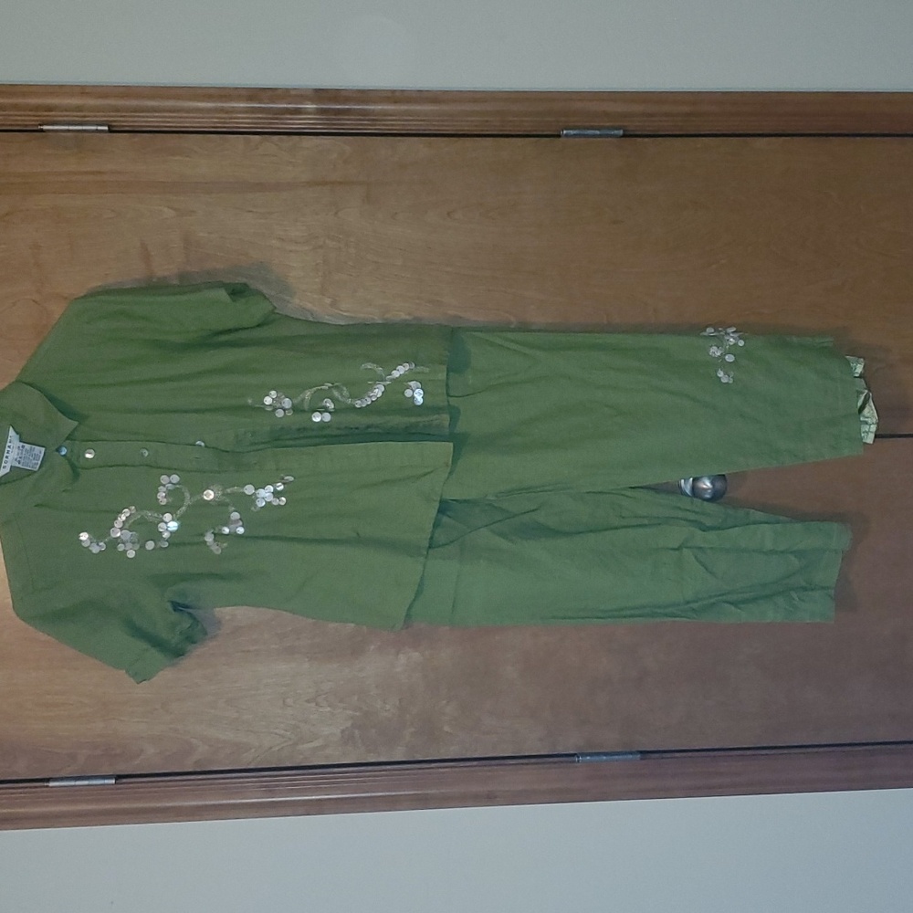 Green Sormani Pant Set